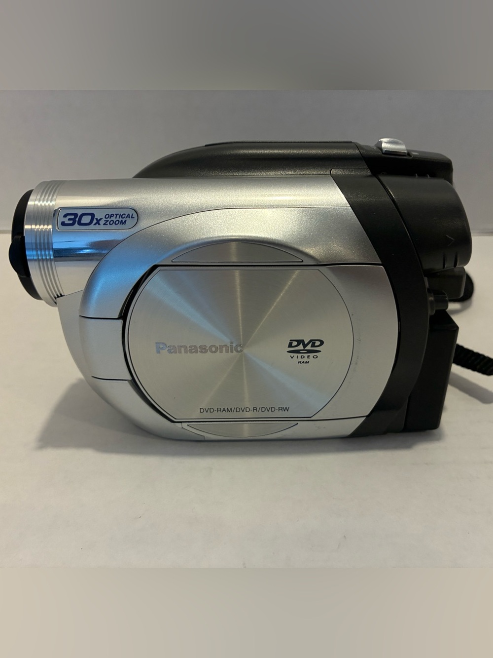 Panasonic Silver & Black Portable DVD Camcorder - 30x Optical Zoom